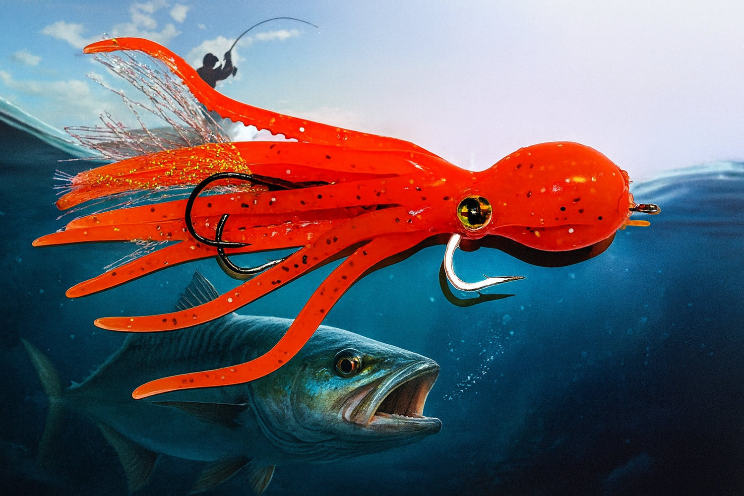 Skirt Octopus Lure Hook Fishing