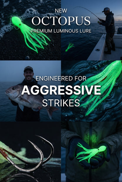 Skirt Octopus Premium Lure Hook Fishing Luminous