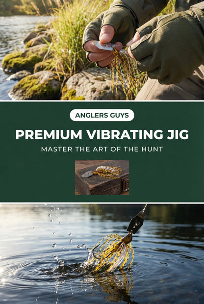 Vibrating Jig Bladed Swim Premium with Rubber Skirt for Freshwater