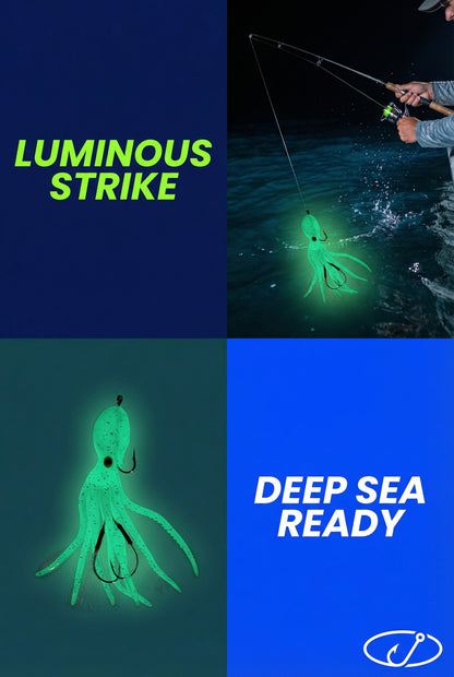 Skirt Octopus Premium Lure Hook Fishing Luminous
