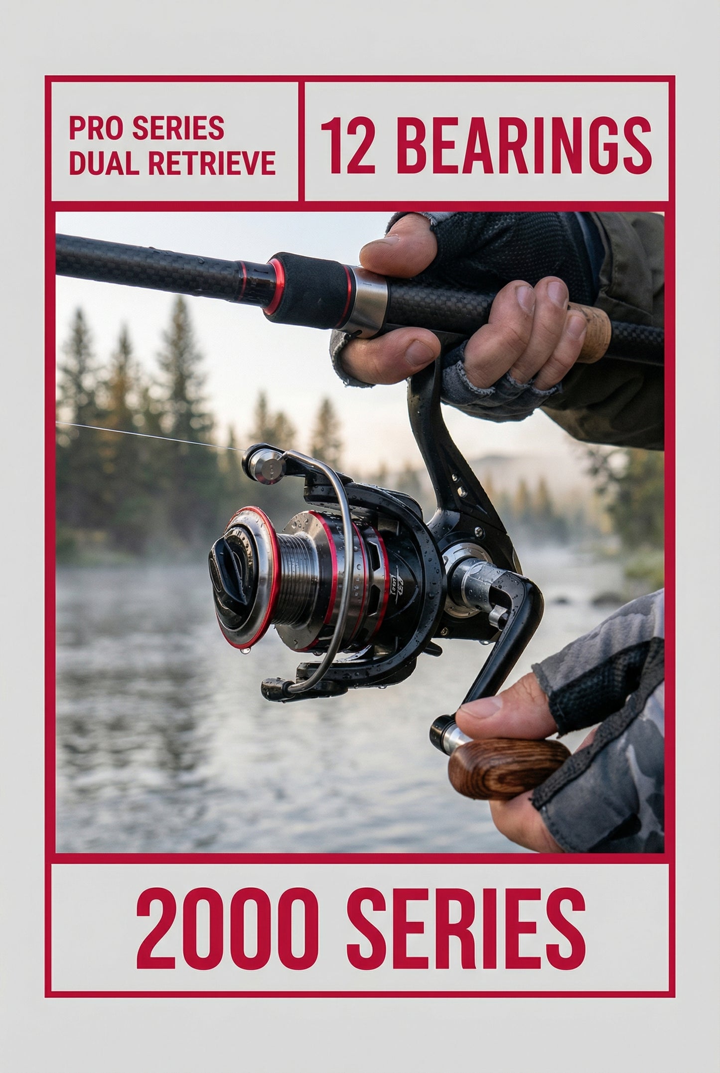 Spinning Fishing Reel 2000S Huidiao