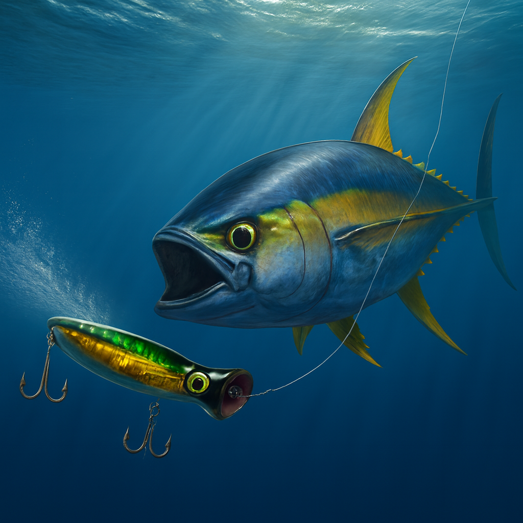 Floating Popper Premium Fishing Lure 3D Eyes